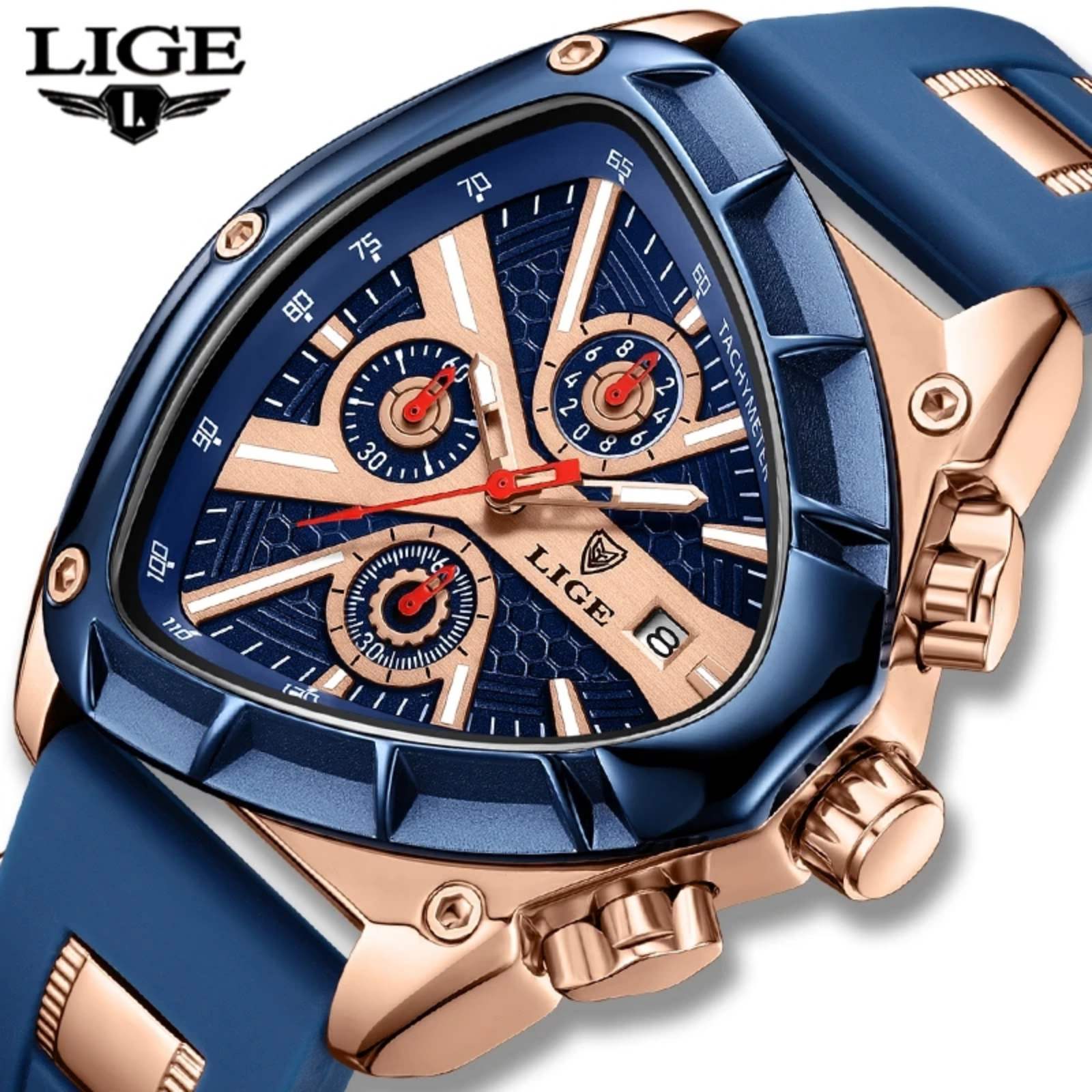 LIGE 89103 New Luxury Man Watch Da One