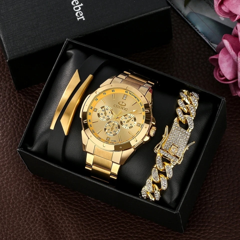 Perfect Gift! Men's and Women's Luxury Watch Set.