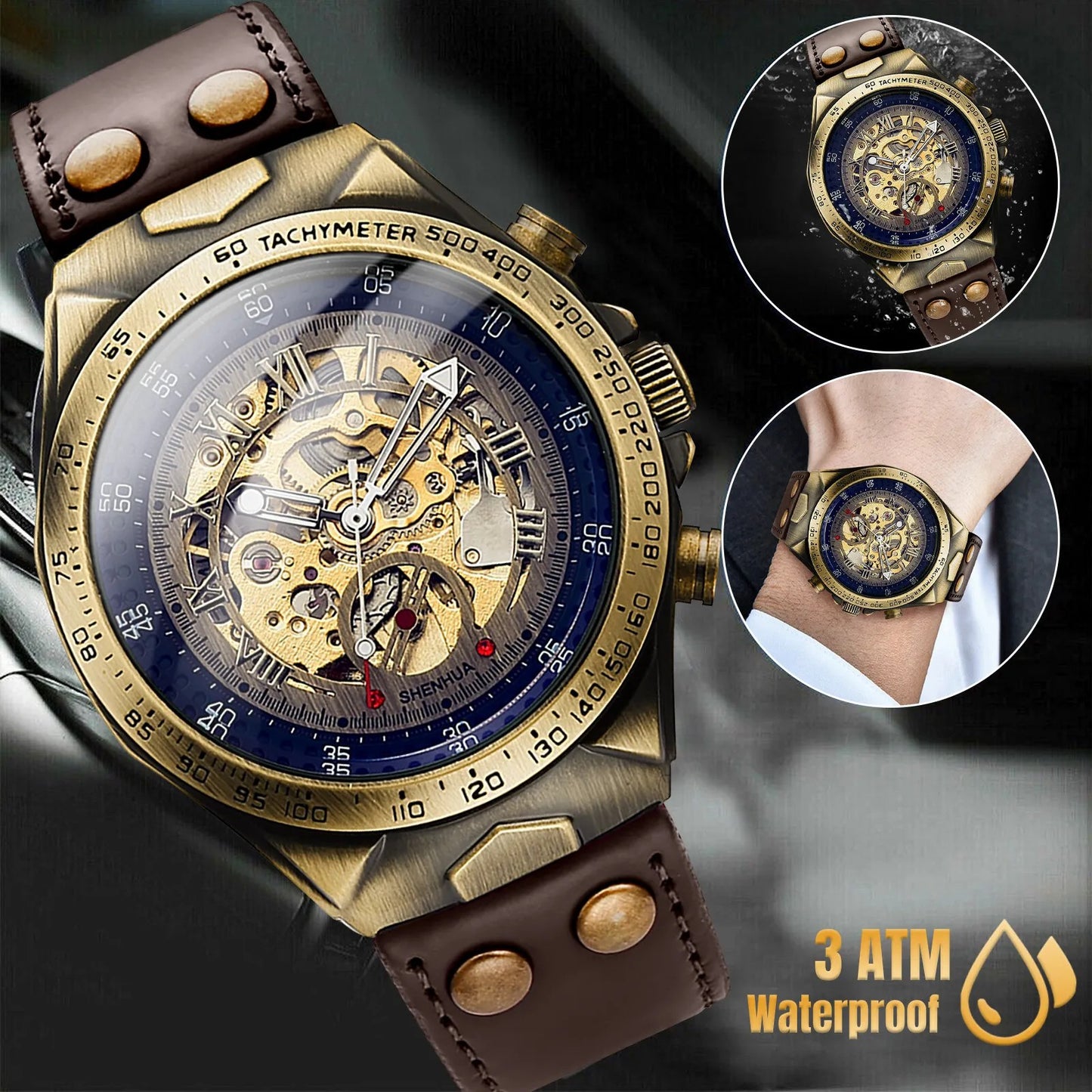 Automatic Mechanical Luxury Men's Watch.