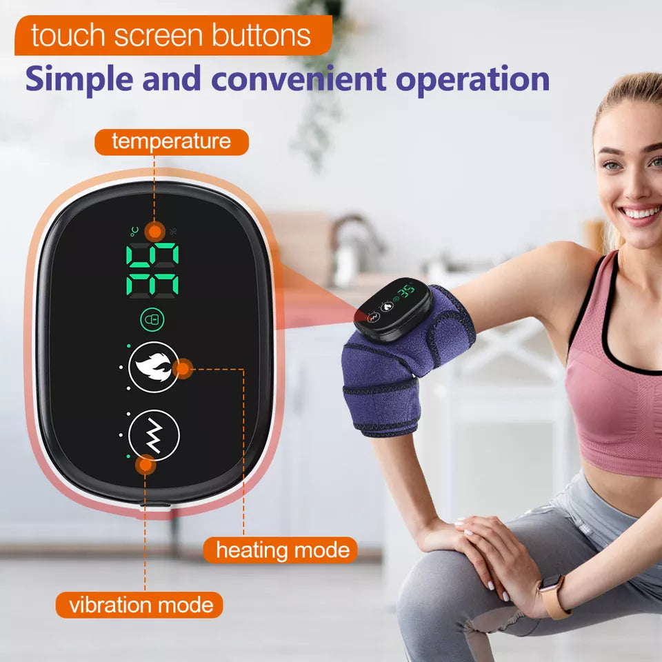 3 in1 Electric Heating Therapy joints Brace Arthritis Pain Relief Massager