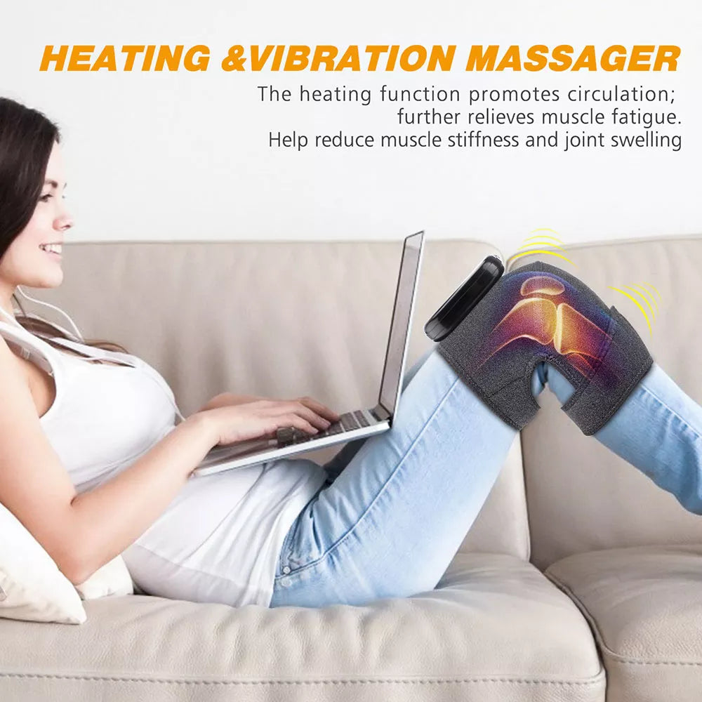 3 in1 Electric Heating Therapy joints Brace Arthritis Pain Relief Massager